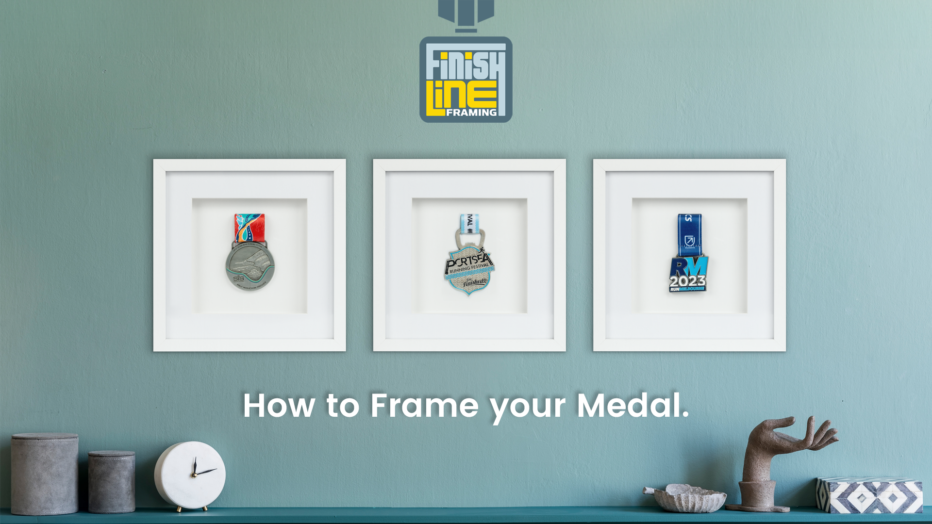 Load video: Video on how to frame your medal