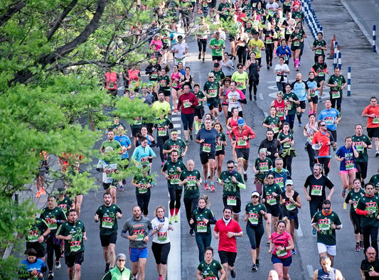 What is it like to participate in a marathon race?